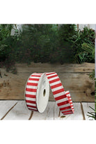 Shop For 7/8" Peppermint Stripe Ribbon: Red (10 Yards)