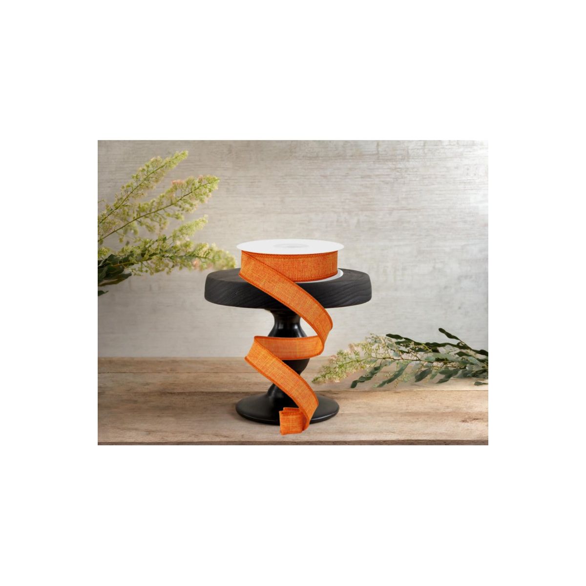 Shop For 7/8" Royal Burlap Ribbon: Orange (10 Yards) at Michelle's aDOORable Creations