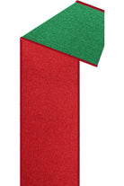 Shop For 7/8" Satin Fused Ribbon: Red/Emerald Green (10 Yards)