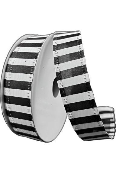 Shop For 7/8" Striped Ribbon: Black & White (10 Yards) 76466 - 05 - 21
