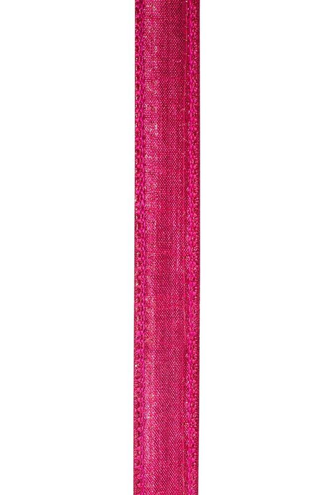 Shop For 7/8" Sumptuous Jewel Accent Ribbon: Red/Fuchsia (5 Yards)