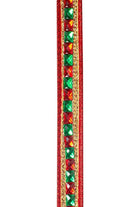 Shop For 7/8" Sumptuous Jewel Accent Ribbon: Red/Green (5 Yards)