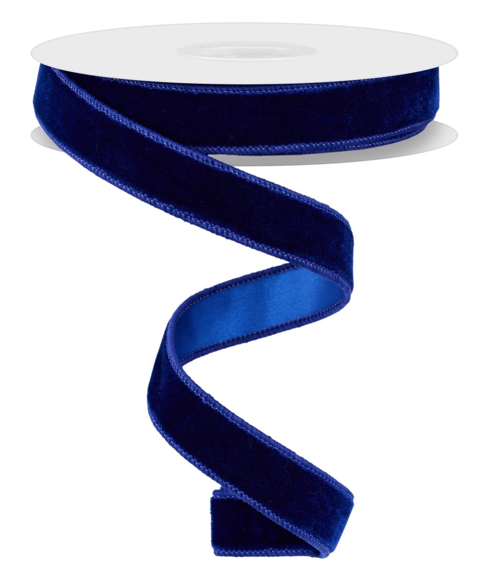 Shop For 7/8in Deluxe Velvet Ribbon: Royal Blue (10 Yard)