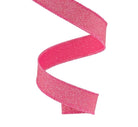 Shop For 7/8in Fine Glitter On Royal Ribbon: Fuchsia (10 Yards)