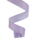 Shop For 7/8in Fine Glitter On Royal Ribbon: Lavender (10 Yards)