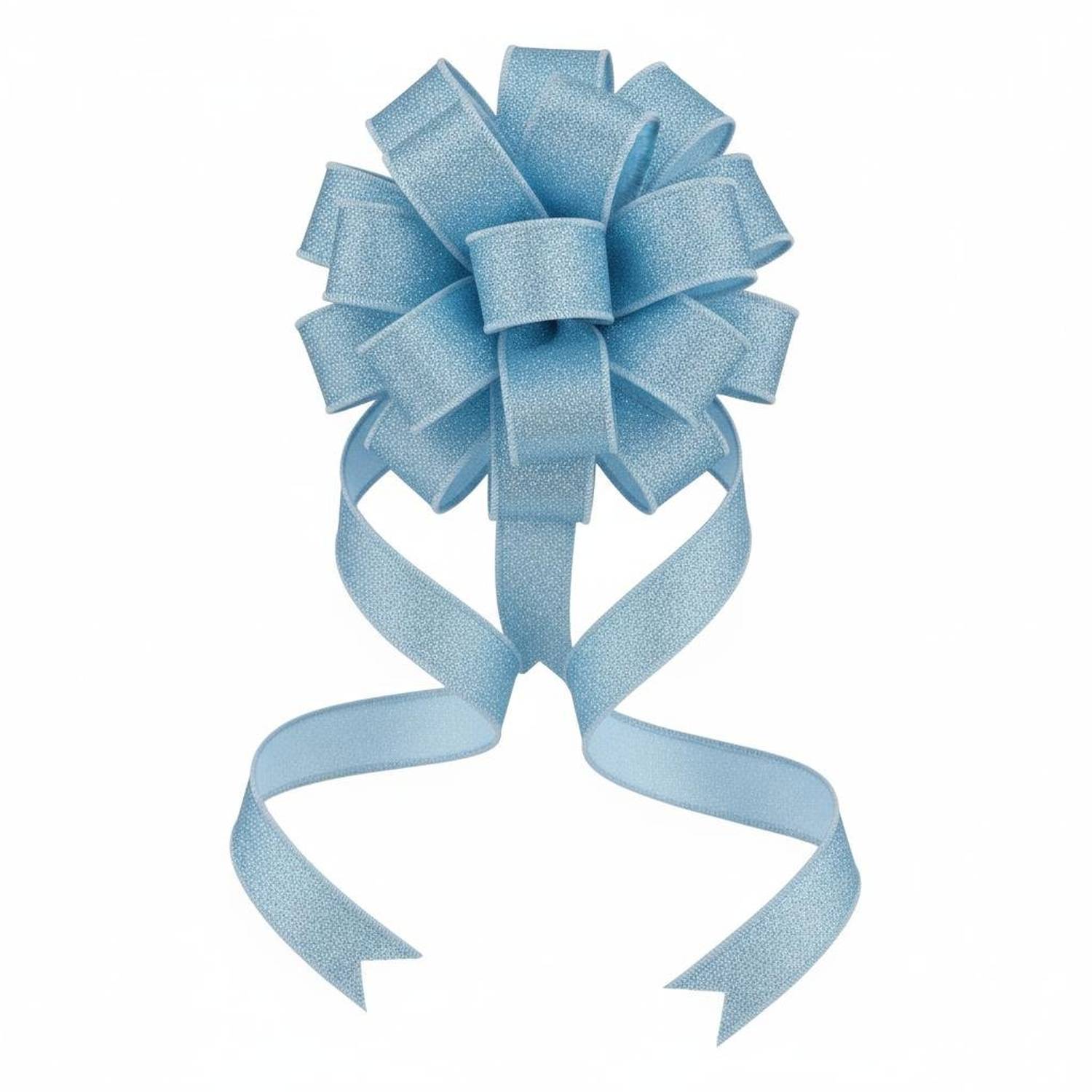 Shop For .78in Fine Glitter On Royal Ribbon: Pale Blue (10 Yards)