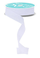 Shop For 7/8in Fine Glitter On Royal Ribbon: White (10 Yards)