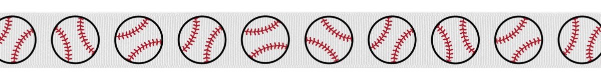 Shop For 7/8in Grosgrain Non - Wired Baseball Ribbon (25 yards)