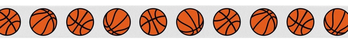 Shop For 7/8in Grosgrain Non - Wired Basketball Ribbon (25 yards)
