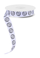 Shop For 7/8in Grosgrain Non - Wired Volleyball Ribbon (25 yards)