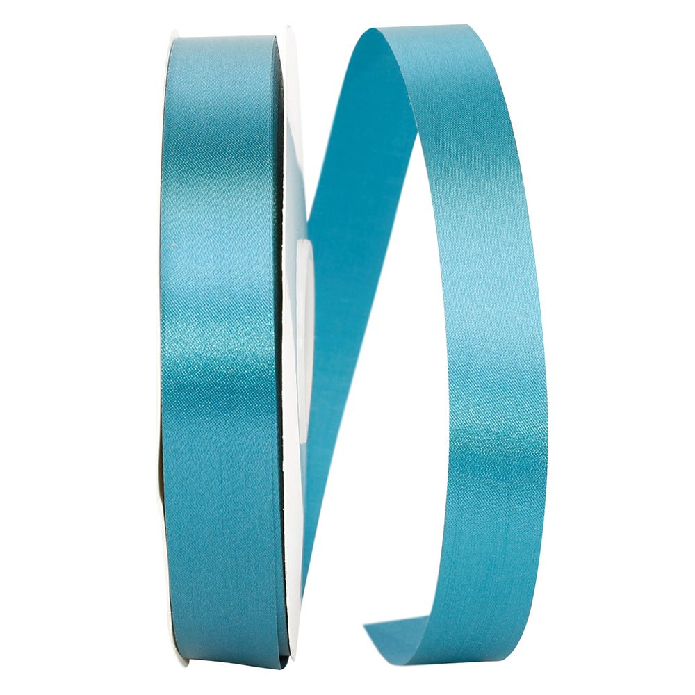 Shop For 7/8in Satin Allure Non - Wired Ribbon: Teal (100 Yards)