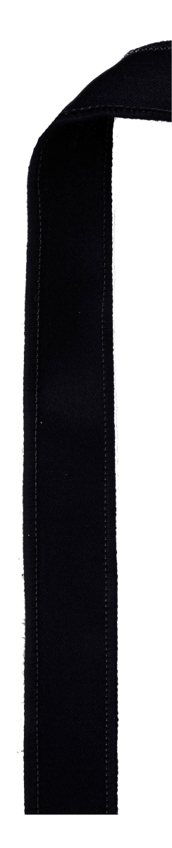 Shop For 7/8in Satin Fused Ribbon: Black (10 Yards)