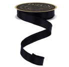 Shop For 7/8in Satin Fused Ribbon: Black (10 Yards)