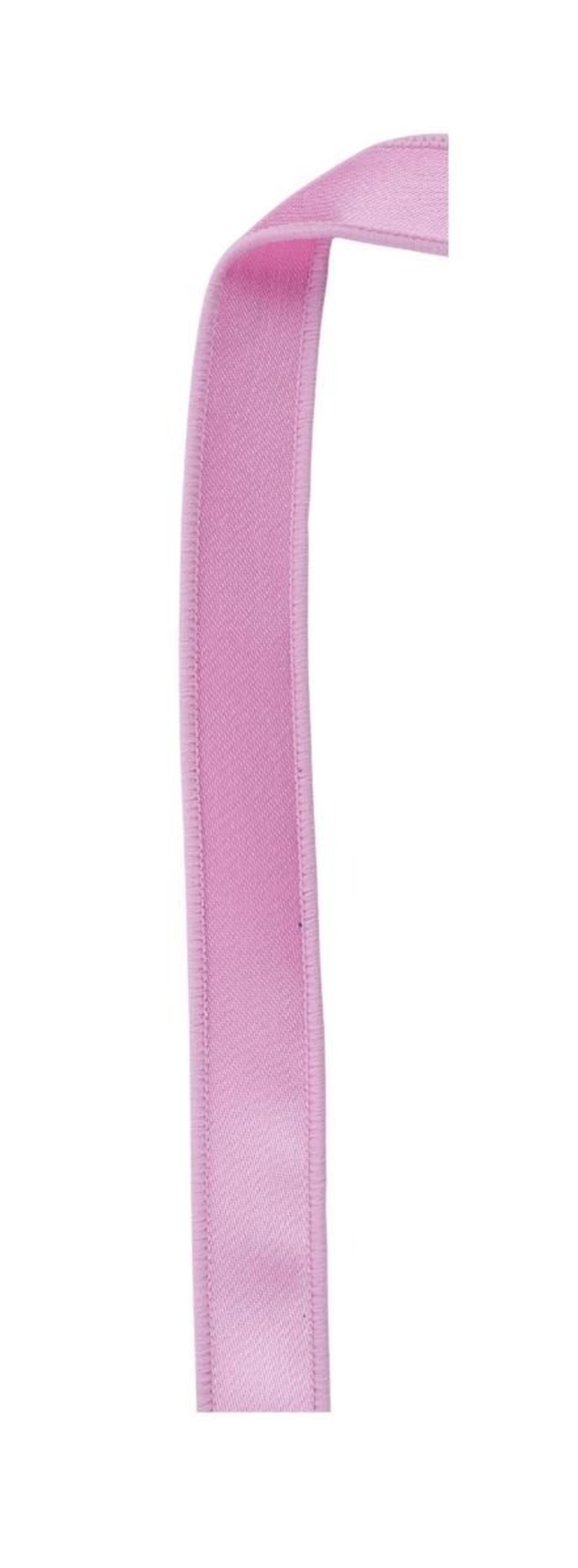 7/8in Satin Fused Ribbon: Bright Pink (10 Yards)