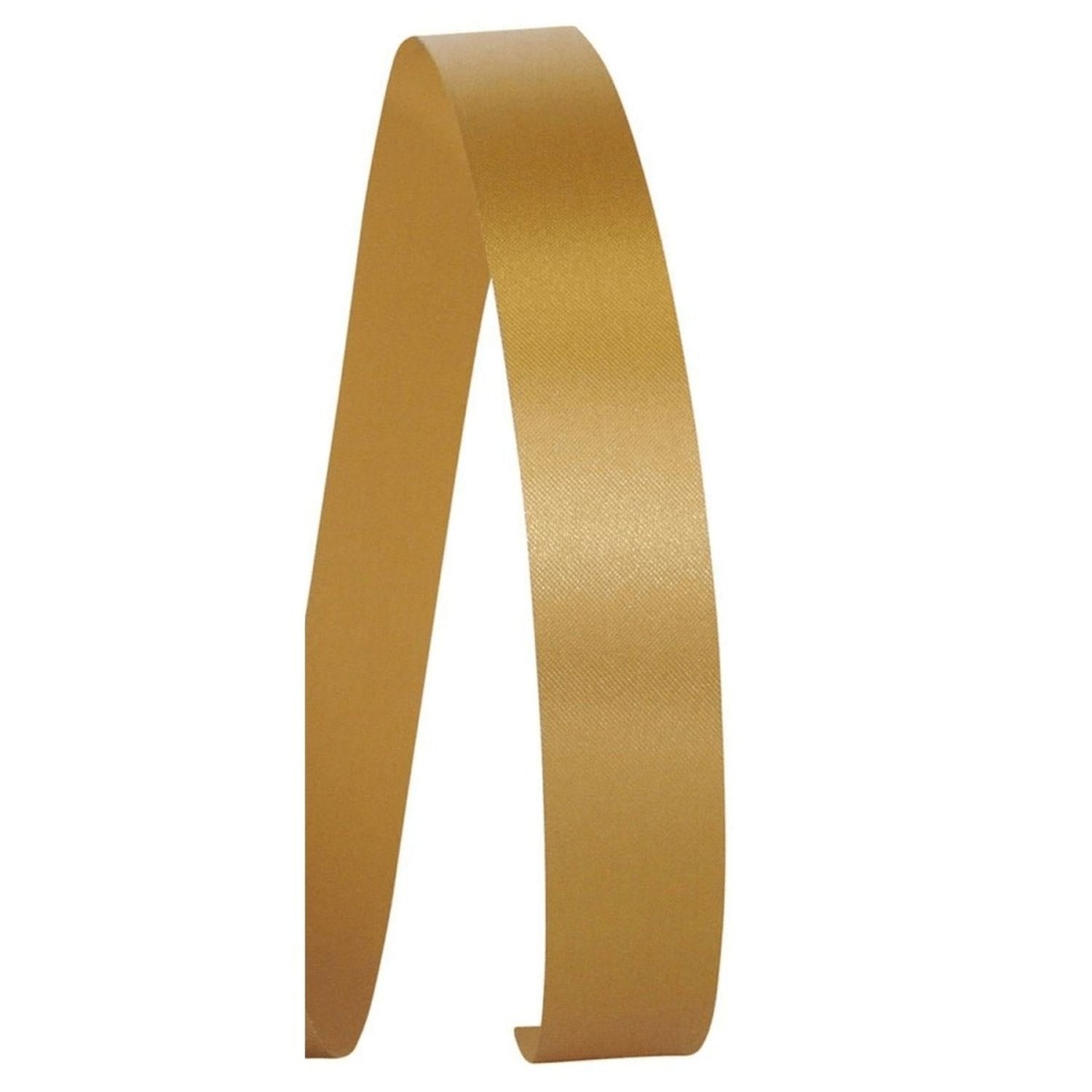 Shop For 7/8in Satin Supreme Non - Wired Ribbon: Antique Gold (100 Yards)