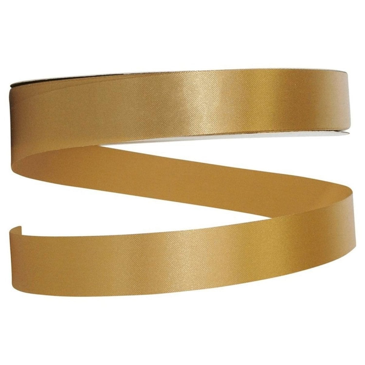 Shop For 7/8in Satin Supreme Non - Wired Ribbon: Antique Gold (100 Yards)