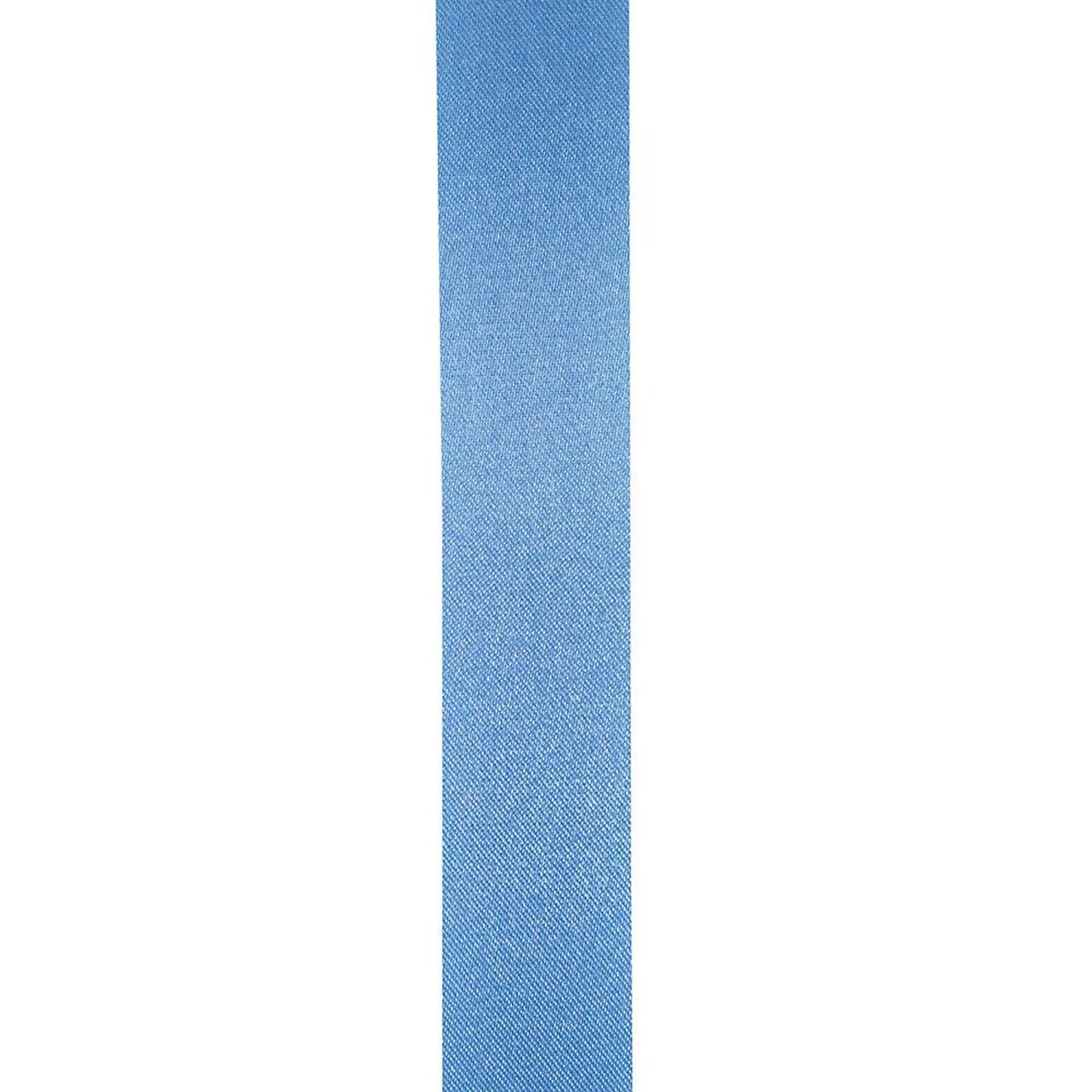 Shop For 7/8in Satin Supreme Non - Wired Ribbon: Columbia Blue (100 Yards)