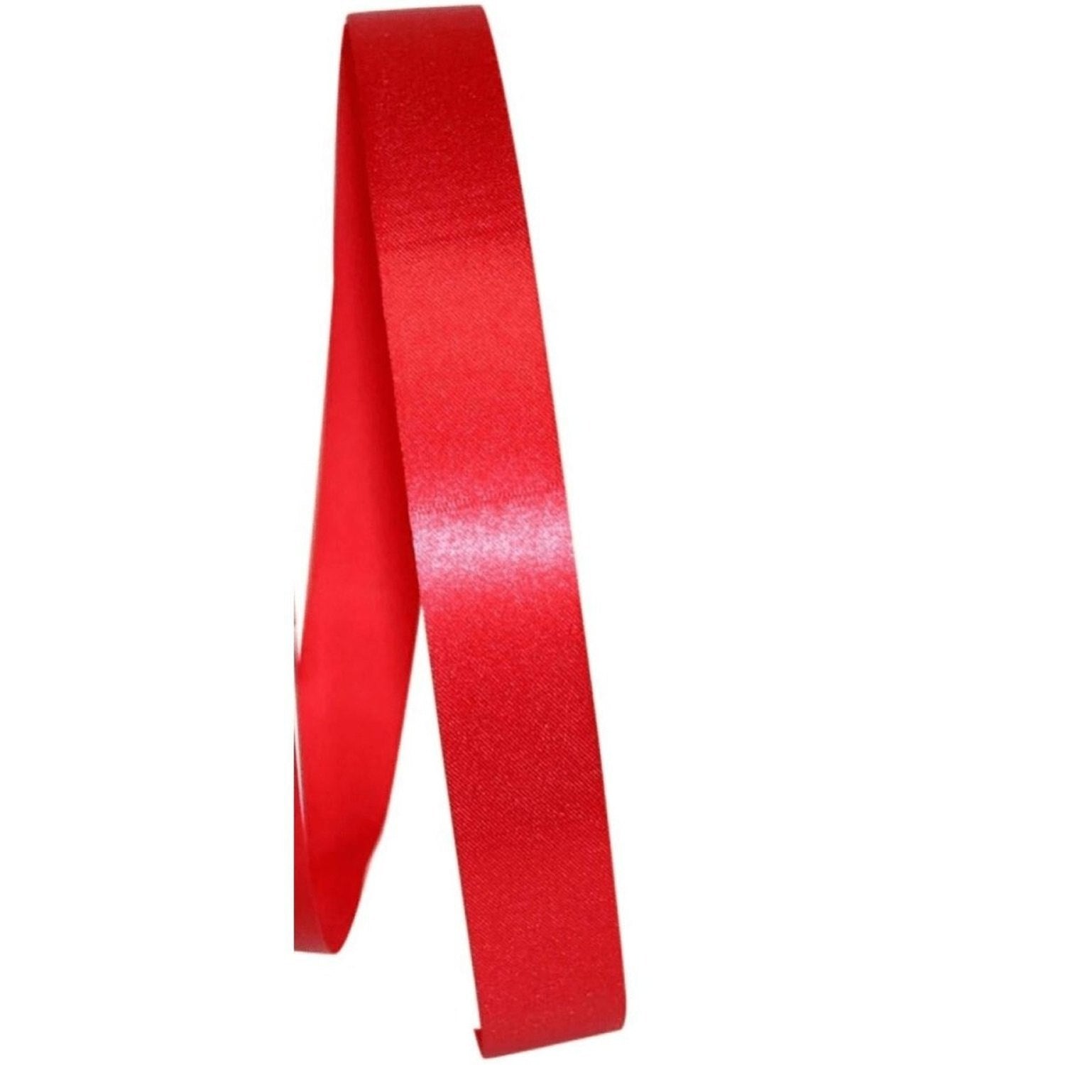 Shop For 7/8in Satin Supreme Non - Wired Ribbon: Red (100 Yards)