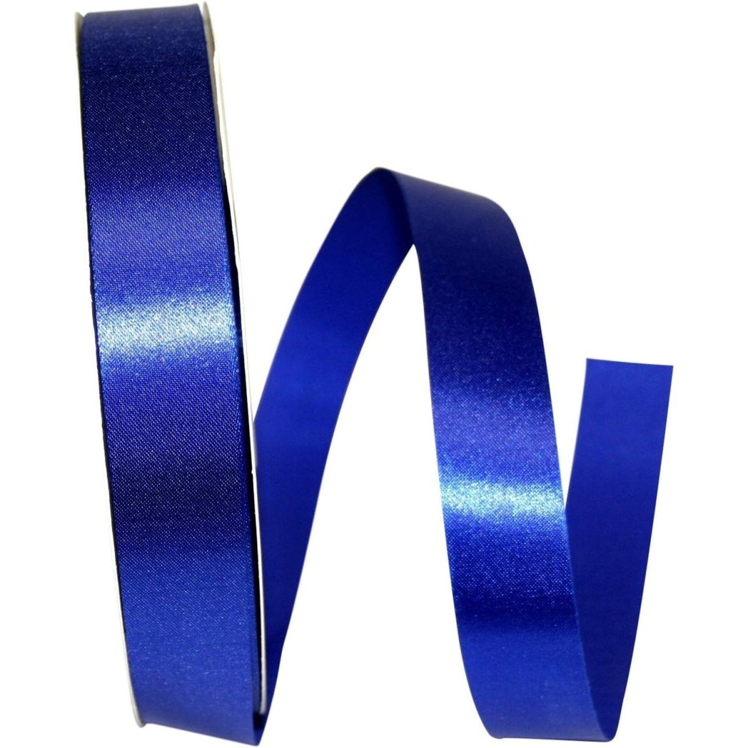 Shop For 7/8in Satin Supreme Non - Wired Ribbon: Royal Blue (100 Yards)