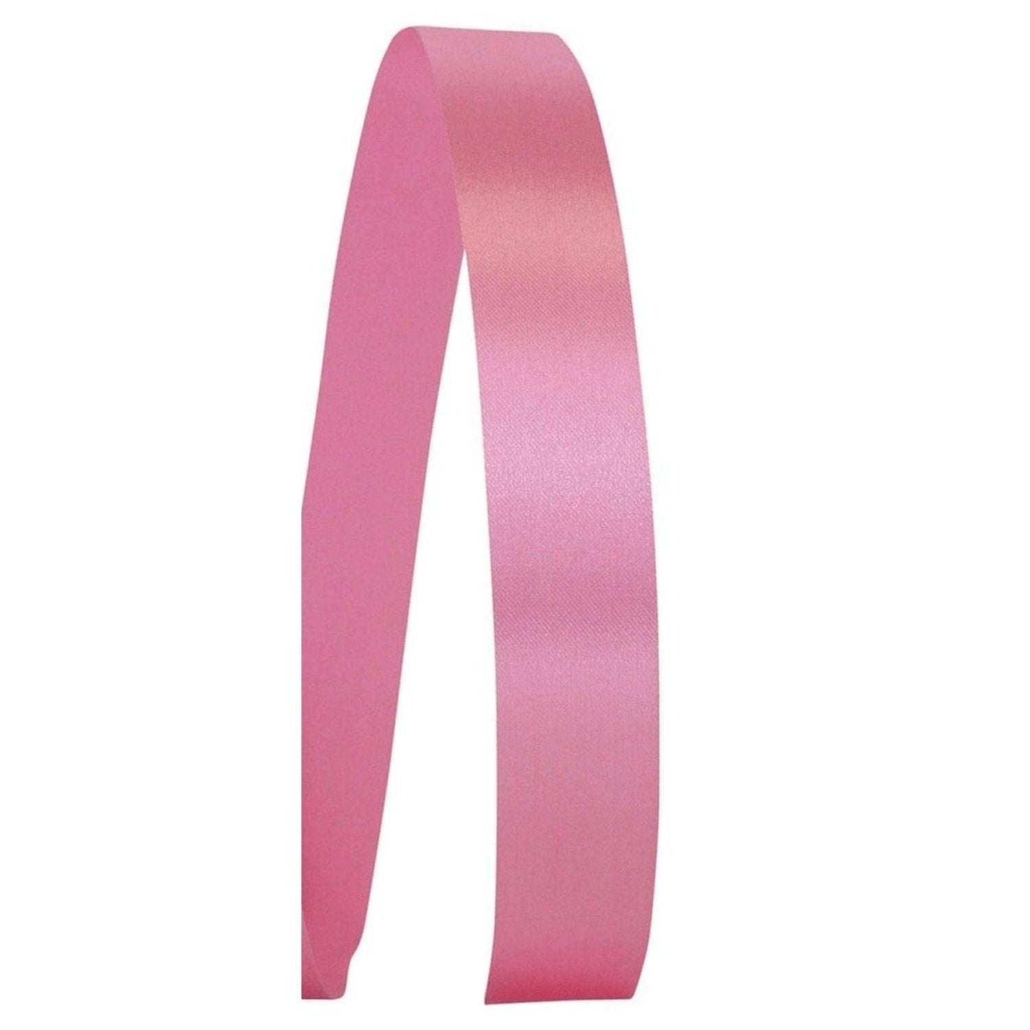 Shop For 7/8in Satin Supreme Non - Wired Ribbon: Shocking Pink (100 Yards)