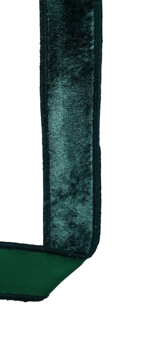 Shop For 7/8in Velvet Moire Fused Ribbon: Emerald Green (10 Yard)