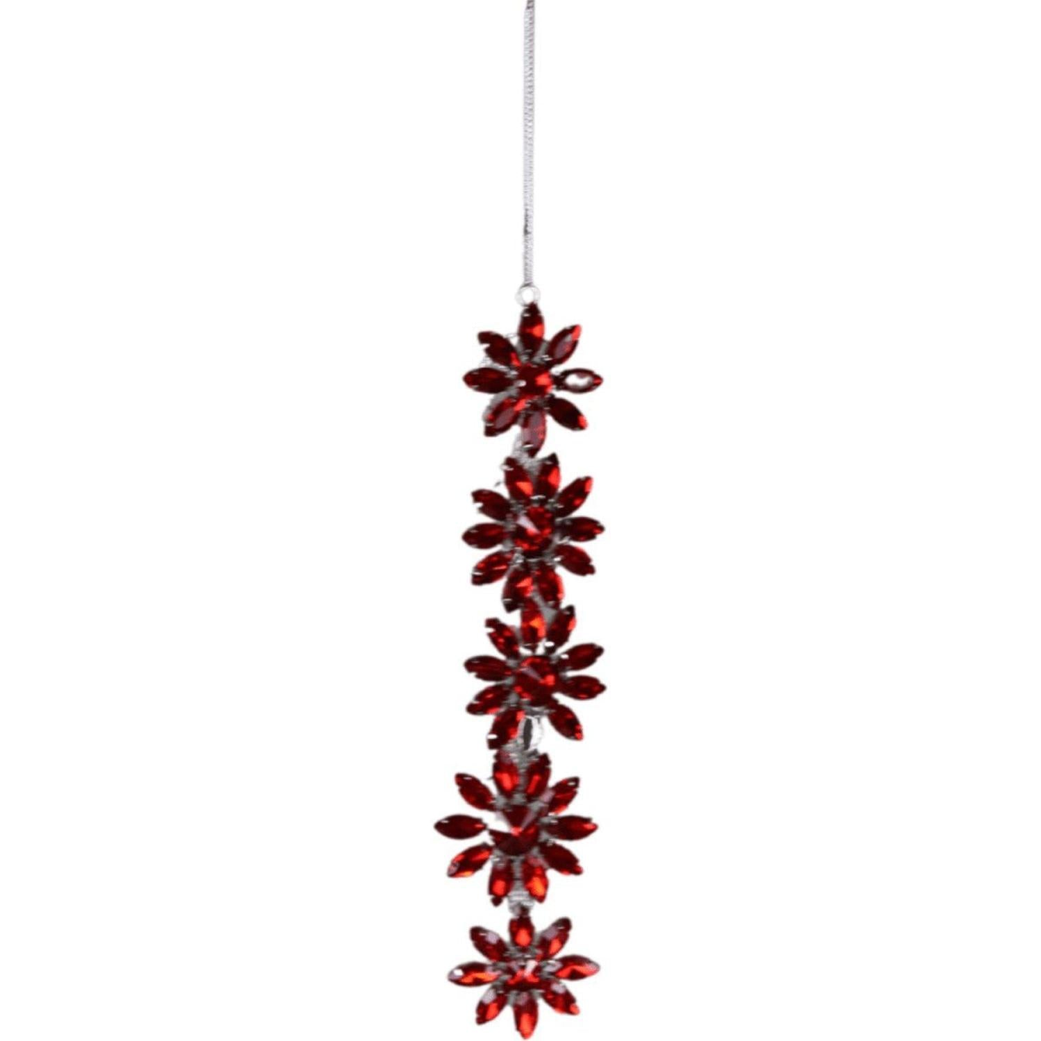 7.9" Rhinestone Faux Jewel Ornaments
