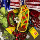 7in Plush Taco Wreath Accent