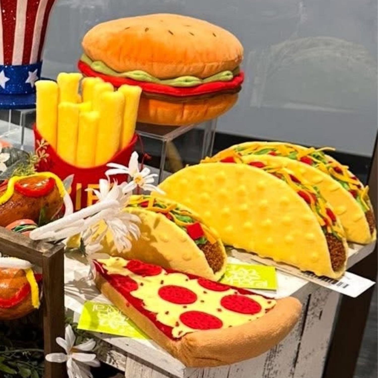 7in Plush Taco Wreath Accent