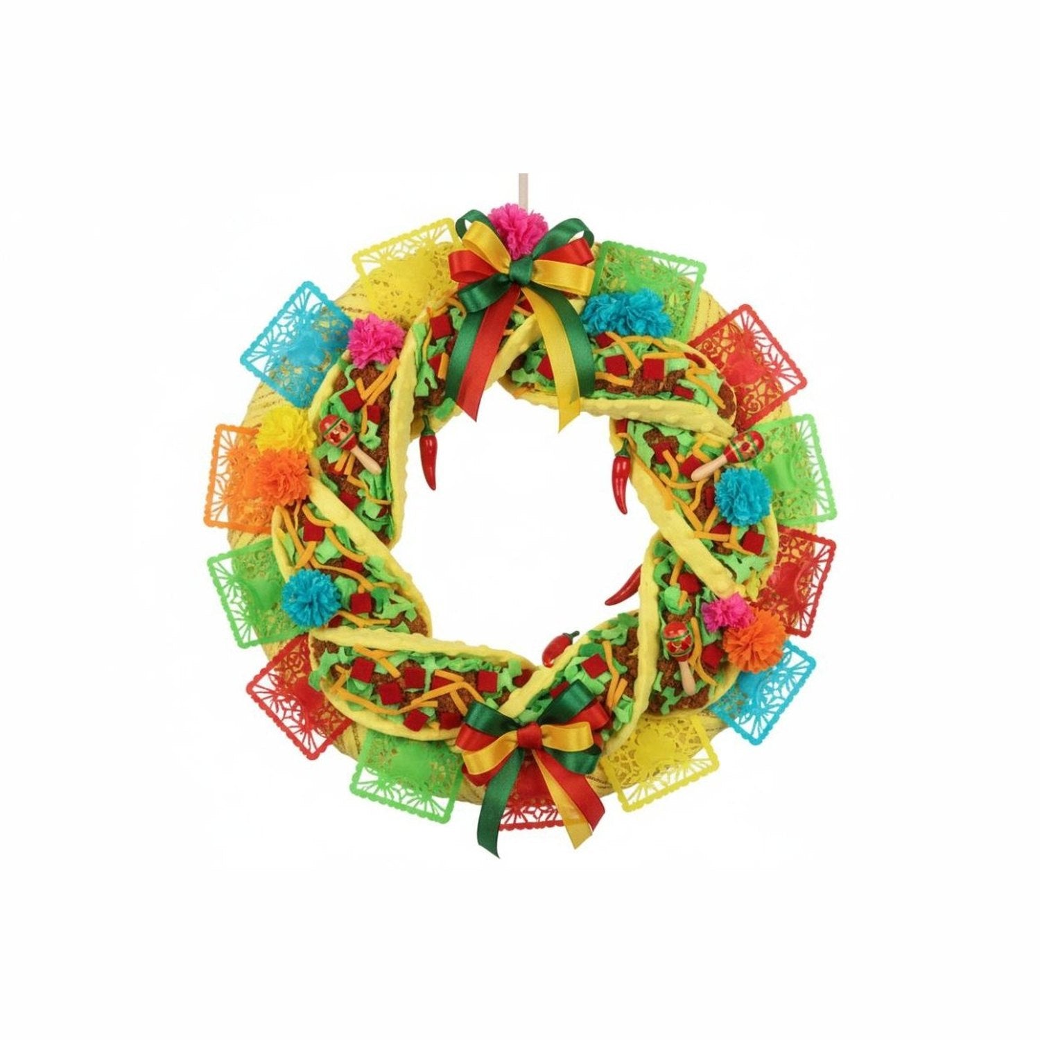 Shop For 7in Plush Taco Wreath Accent