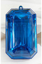 Shop For 8" Acrylic Rectangle Jewel Ornament: Blue at Michelle's aDOORable Creations