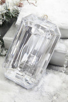 Shop For 8" Acrylic Rectangle Jewel Ornament: Clear at Michelle's aDOORable Creations