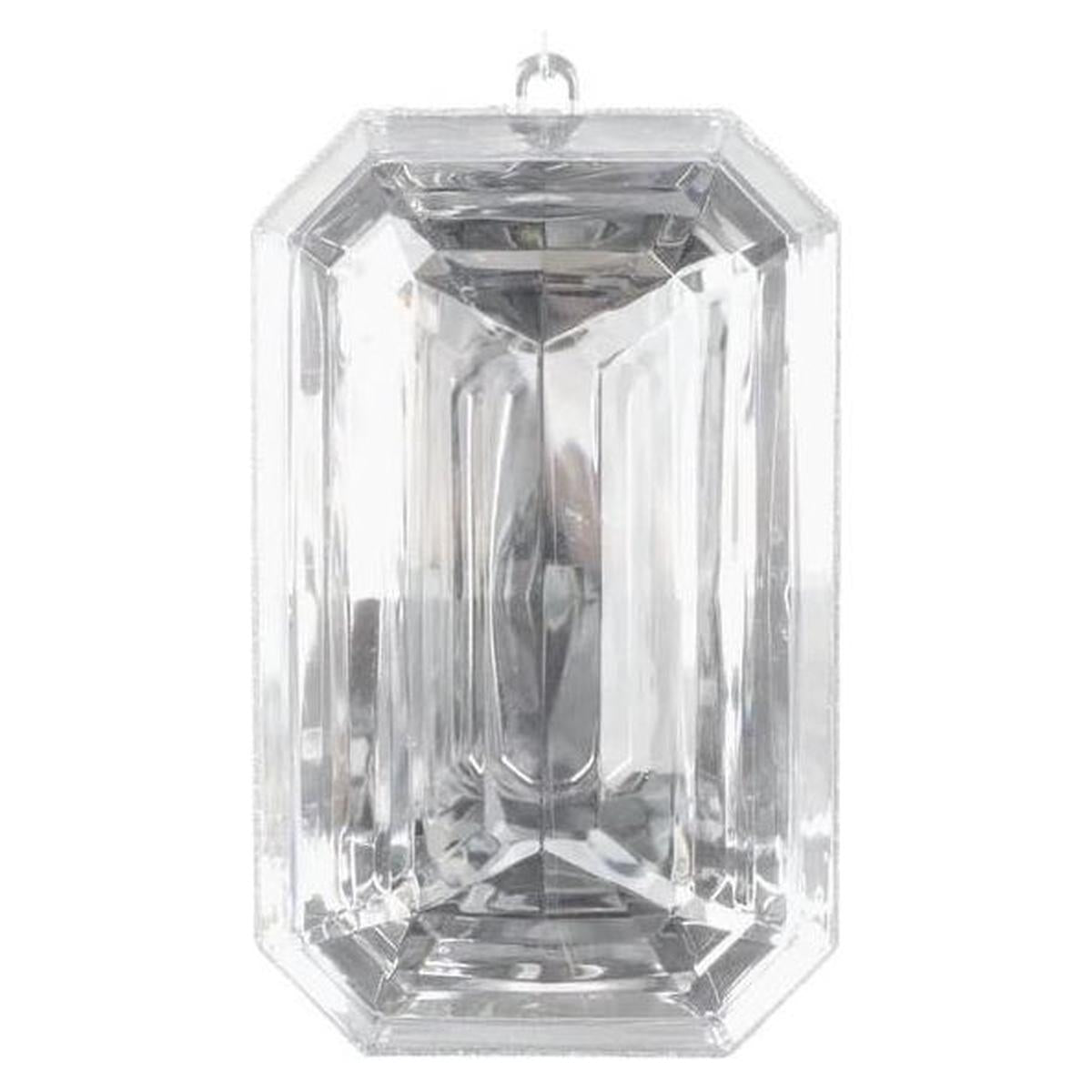 Shop For 8" Acrylic Rectangle Jewel Ornament: Clear