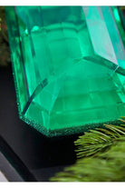 Shop For 8" Acrylic Rectangle Jewel Ornament: Emerald Green at Michelle's aDOORable Creations