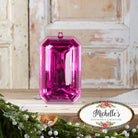 Shop For 8" Acrylic Rectangle Jewel Ornament: Fuchsia