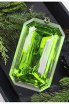 Shop For 8" Acrylic Rectangle Jewel Ornament: Lime Green at Michelle's aDOORable Creations