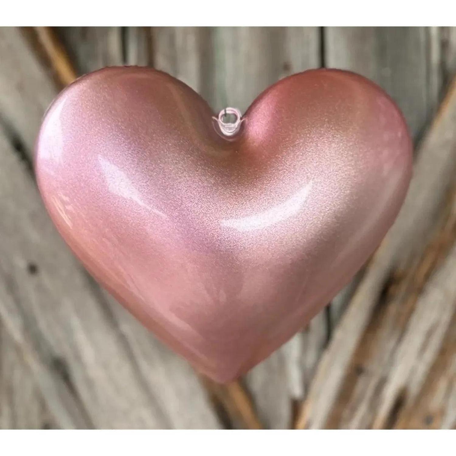 8" Candy Apple Heart