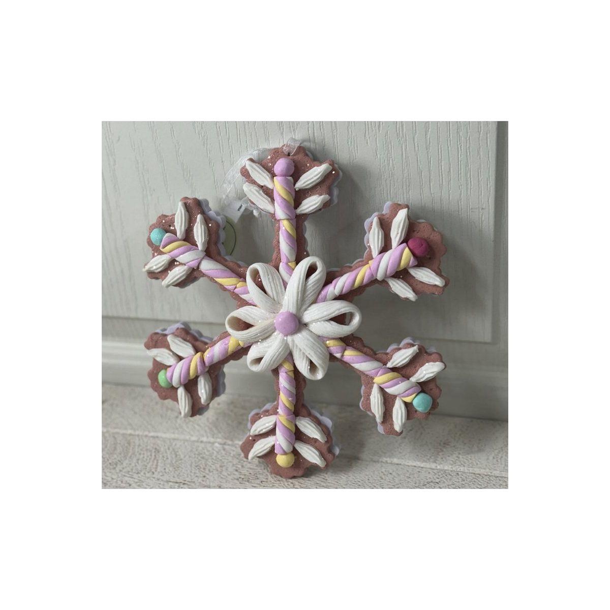 Shop For 8" Claydough Candy Snowflake Ornament