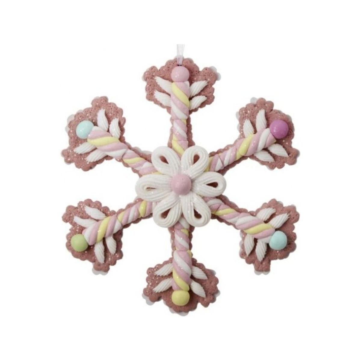 Shop For 8" Claydough Candy Snowflake Ornament