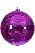 Shop For 8" Fuchsia Mirror Ball Ornament