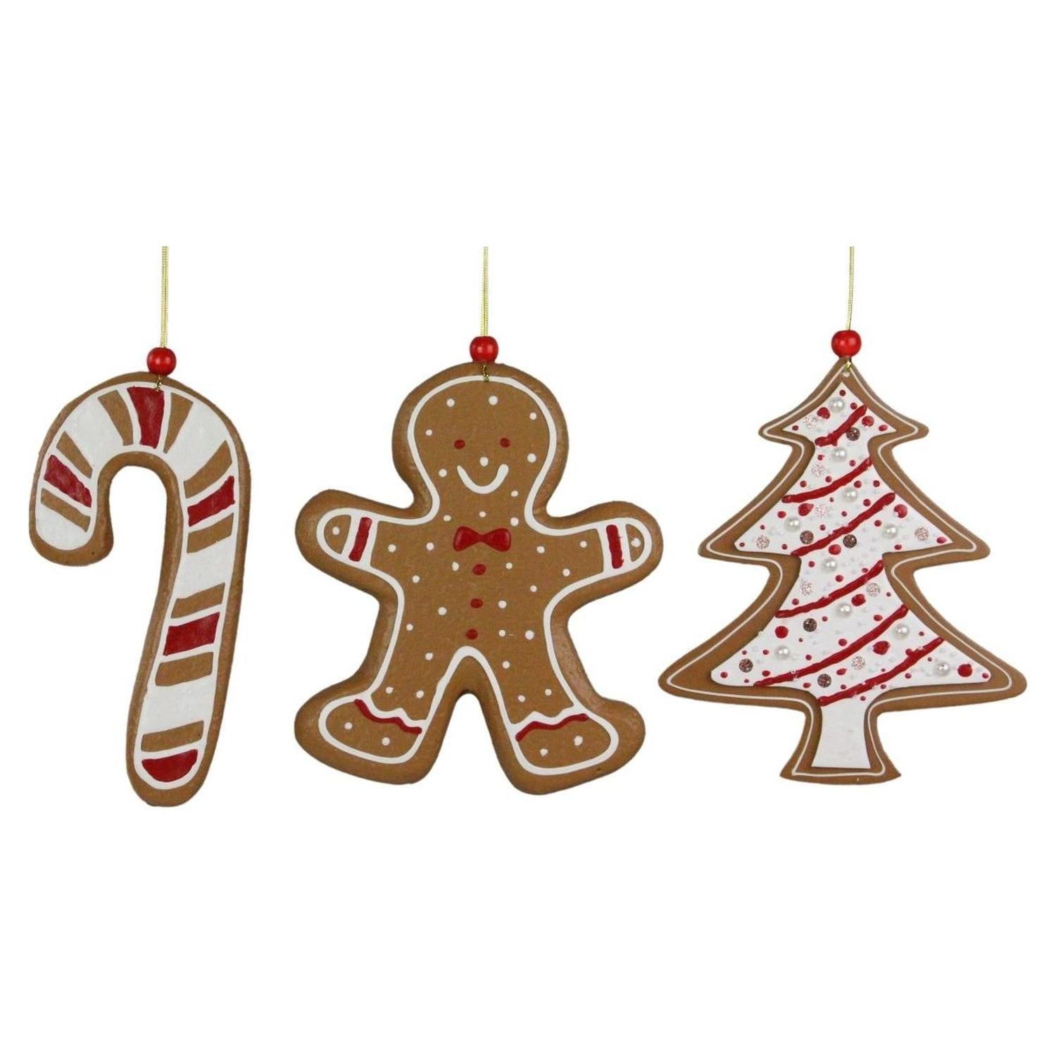8" Gingerbread Cookie Ornaments
