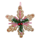 Shop For 8" Gingerbread Snowflake Ornament