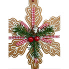 Shop For 8" Gingerbread Snowflake Ornament