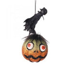 Shop For 8" Glitter Pumpkin with Crow Hanger