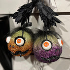 Shop For 8" Glitter Pumpkin with Crow Hanger