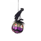 Shop For 8" Glitter Pumpkin with Crow Hanger