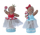 Shop For 8 inch Resin Gingerbread Ballerina Dancers (Set of 2)