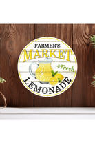 Shop For 8" Metal Farmer's Market Sign: Lemonade