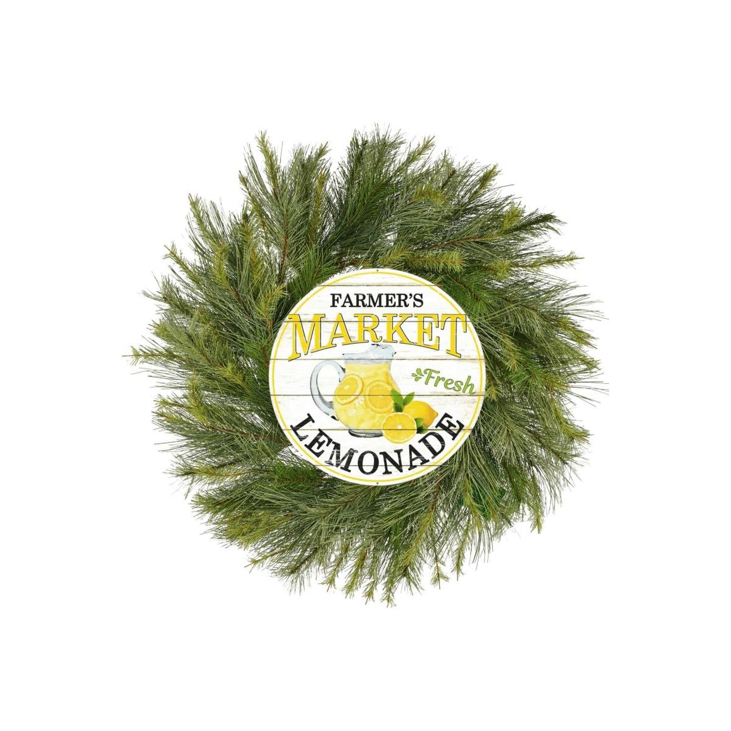 Shop For 8" Metal Farmer's Market Sign: Lemonade