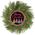 Shop For 8" Metal Sign: Merry Bright Christmas