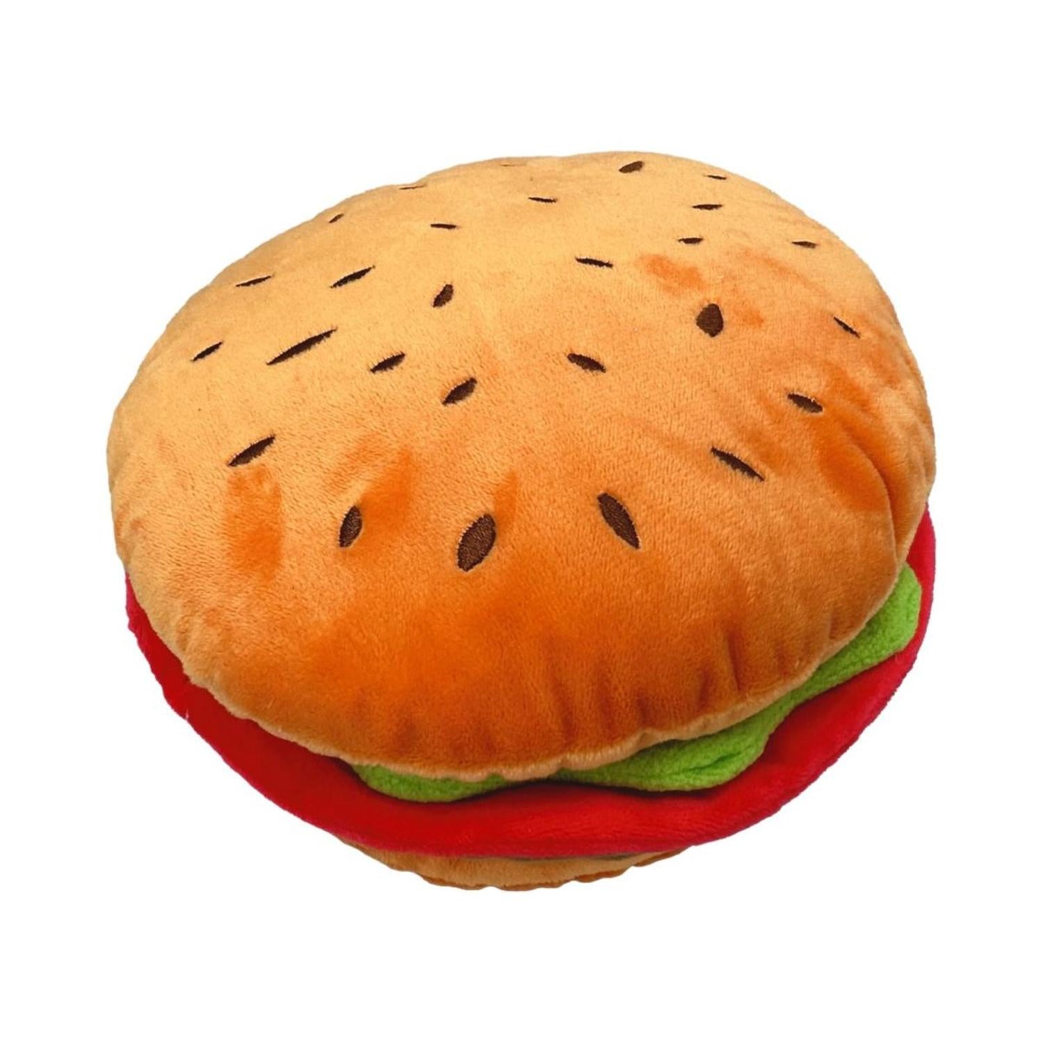 8" Plush Burger Accent